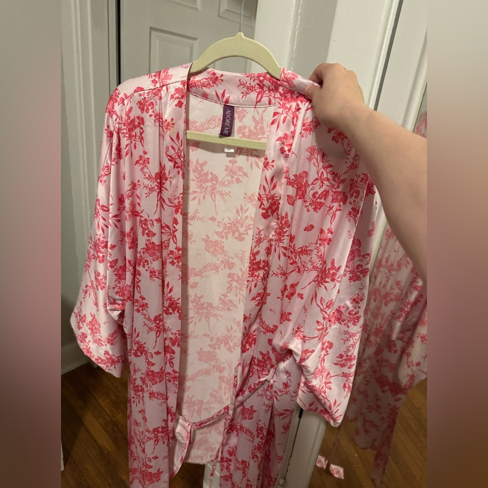 Adore Me silk robe